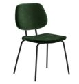 Soho Lily Dining Chair - Set of 2 - Green Velvet Fabric