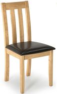 Annecy Dining Chair - Set of 2 - Natural Wood - Natural Wood Legs