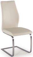 Irma Dining Chair - Set of 2 - Taupe Faux Leather