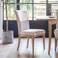 Toulon Dining Chair - Set of 2 - Cream Fabric