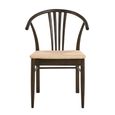 York Dining Chair - Set of 2 - Smoked - Curved Back