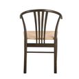 York Dining Chair - Set of 2 - Smoked - Curved Back