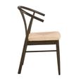 York Dining Chair - Set of 2 - Smoked - Curved Back