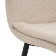 Becca Dining Chair - Set of 4 - Beige Fabric