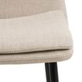 Becca Dining Chair - Set of 4 - Beige Fabric