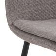 Becca Dining Chair - Set of 4 - Light Grey Fabric