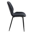 Femke Dining Chair - Set of 4 - Anthracite Fabric