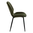 Femke Dining Chair - Set of 4 - Olive Green Fabric