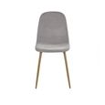 Lottie Dining Chair - Set of 4 - Beige Fabric