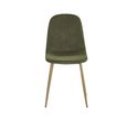 Lottie Dining Chair - Set of 4 - Olive Green Fabric