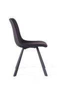 4 x Ryan Vintage Black PU Dining Chair