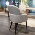 Abbie Dining Armchair - Diamond Back Fabric - Variation Available