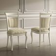 Giotto Dining Chair - Casablanca Fabric - Bianco Antico