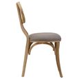 Cebu Dining Chair - Grey Wash - Padded - Elm Wood