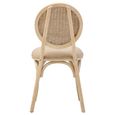 Cebu Dining Chair - White Wash - Padded - Elm Wood