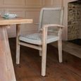 Chilford Outdoor Solid Wood Carver Dining Chairs Set of 2
