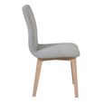 Clearance - 2 x Vida Living Marlow Light Grey Dining Chair - A269