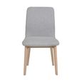 Clearance - 2 x Vida Living Marlow Light Grey Dining Chair - A269