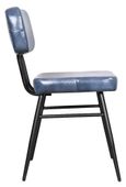Clearance - Louise Blue Leather Dining Chair - Brand New Item