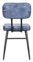 Clearance - Louise Blue Leather Dining Chair - Brand New Item