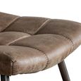 Clearance - Set of 6 Darwin Brown Leather Dining Chair - A230/31/32