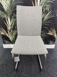 Dining Chair - Light Grey Steel Brushed - SM53 - EX Display