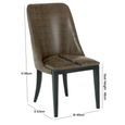 Flavia Dining Chair - Leather - Variation Available