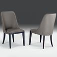 Flavia Dining Chair - Nabuk Leather - Variation Available