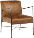 Hoxton Dining Chair - Light Brown Leather