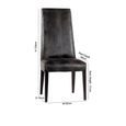Juliette Dining Chair - Nabuk Leather Fabric - Variation Available