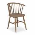 Landrake Curved Back Dining Chair Set of 2 Natural
