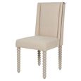 Barnabus Dining Chair - Ivory Fabric