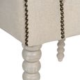 Barnabus Dining Chair - Ivory Fabric