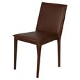 Barnes Dining Chair - Brown Leather