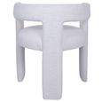 Fully Upholstered Dining Armchair - Ivory