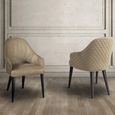 Linda Dining Armchair - Leather - Variation Available