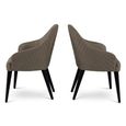 Linda Dining Armchair - Leather - Variation Available