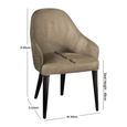 Linda Dining Armchair - Leather - Variation Available