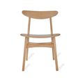 Longcot Dining Chairs Set of 2 Natural