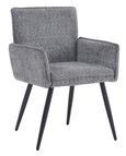 Monza Grey Fabric Dining Armchair