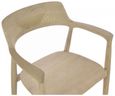 Shoreditch Wooden Dining Cream Armchair