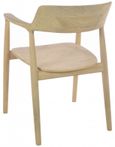 Shoreditch Wooden Dining Cream Armchair