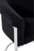 Vogue Dining Chair - Luxe - Black Velvet Fabric