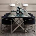 Vogue Dining Chair - Luxe - Black Velvet Fabric