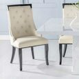 Turin Dining Set - 8 Seater - 140cm - Square - White Marble - Carmela Chairs - Cream Faux Leather
