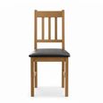 Coxmoor Dining Set - 75cm - 2 Seater - Square - 2 Chairs - Oak