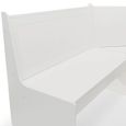 Newport Corner Dining Set - 4 Seater - 109cm - White