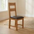 Somer Extending Dining Set - 4-8 Seater - 132cm-198cm - Oak - 4 Ladder Back Dining Chair