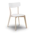 Casa Dining Set - 90cm - 4 Seater - Square - 4 Chairs - White