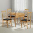 Hanover Drop Leaf Dining Set - 4 Seater - 61cm-97cm - Light Oak